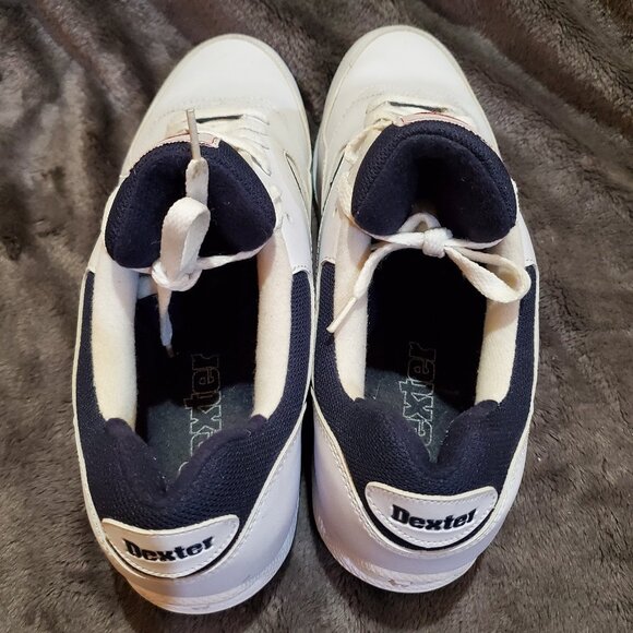 Mens Dexter Bowling Shoes White \ Blue Size 12M - Picture 12 of 13